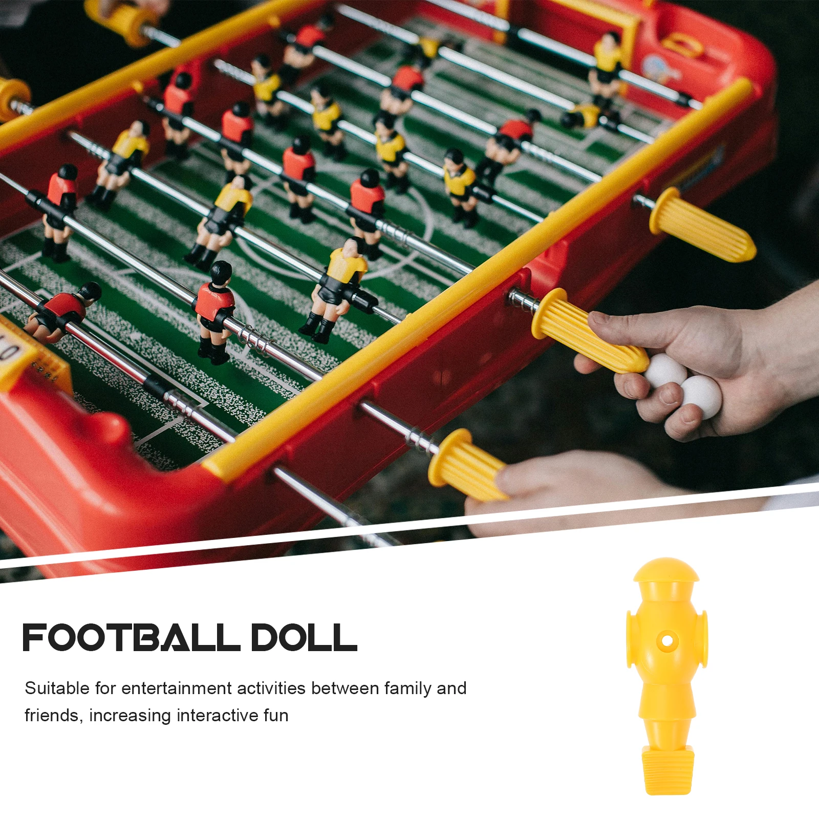 

Football Game Machine Accessory Desk Figures Mechanical Plastic Foosball Player Statues