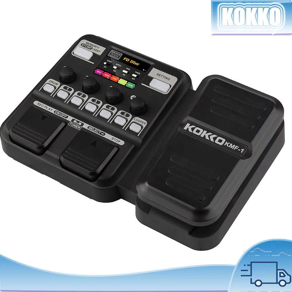 

Гитарная педаль KOKKO KMF-1: 18 моделей усилителей, IR-память, 512 точек IR-сэмплирования, драм-машина и функция лупинга. Аксессуары для гитары.