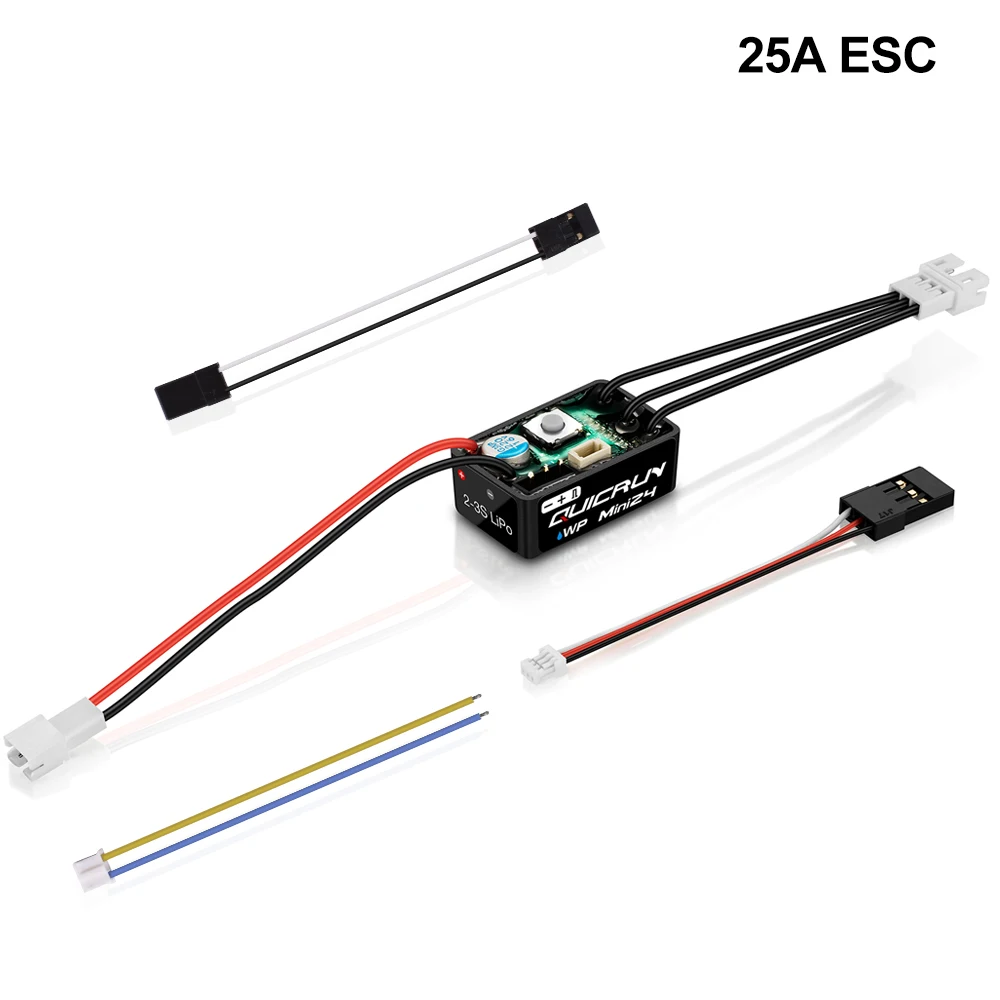 HOBBYWING QUICRUN WP-MINI24 25A ESC Outer 1621SL 3500KV Motor For 1/24 RC Model Car Crawler