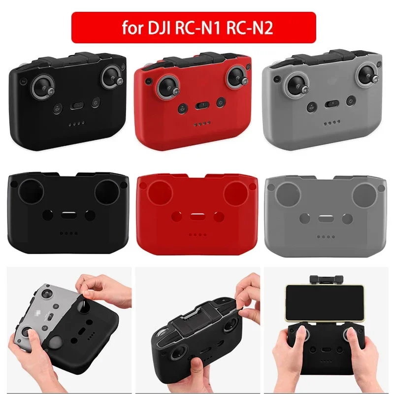 Silicone Cover Sleeve for DJI NEO/Mini 4K/Mavic 3/Air 3S/3/2S Drone Remote RC-N3 Controller Protective Case Dust-proof Accessory