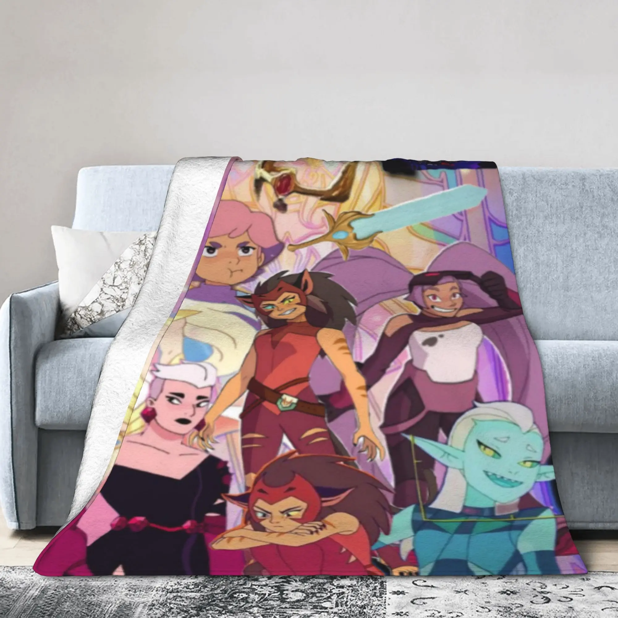 She-Ra and the Princesses of Power Blankets Soft Coral Fleece Plush Cute Present  Throw Blanket Bedspread