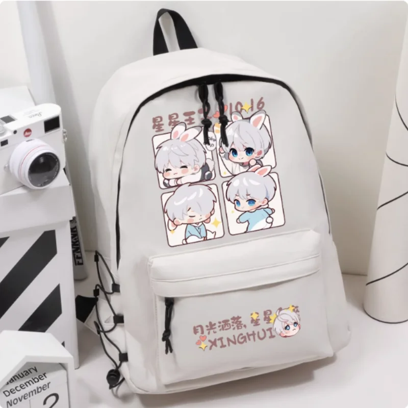 Anime Xavier Love and Deepspace Cartoon Bag Women Man Fashion Leisure Teenagers Student Backpack Handbag B1758