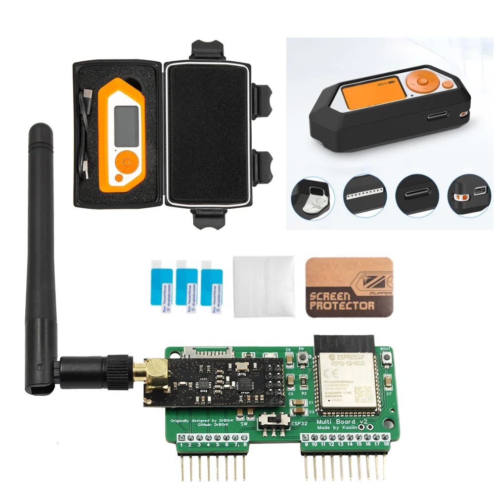 For Flipper Zero WiFi Multiboard 3.0 NRF24+ESP32 Development Board Modification Portable Protection Case Cover Game Accessories