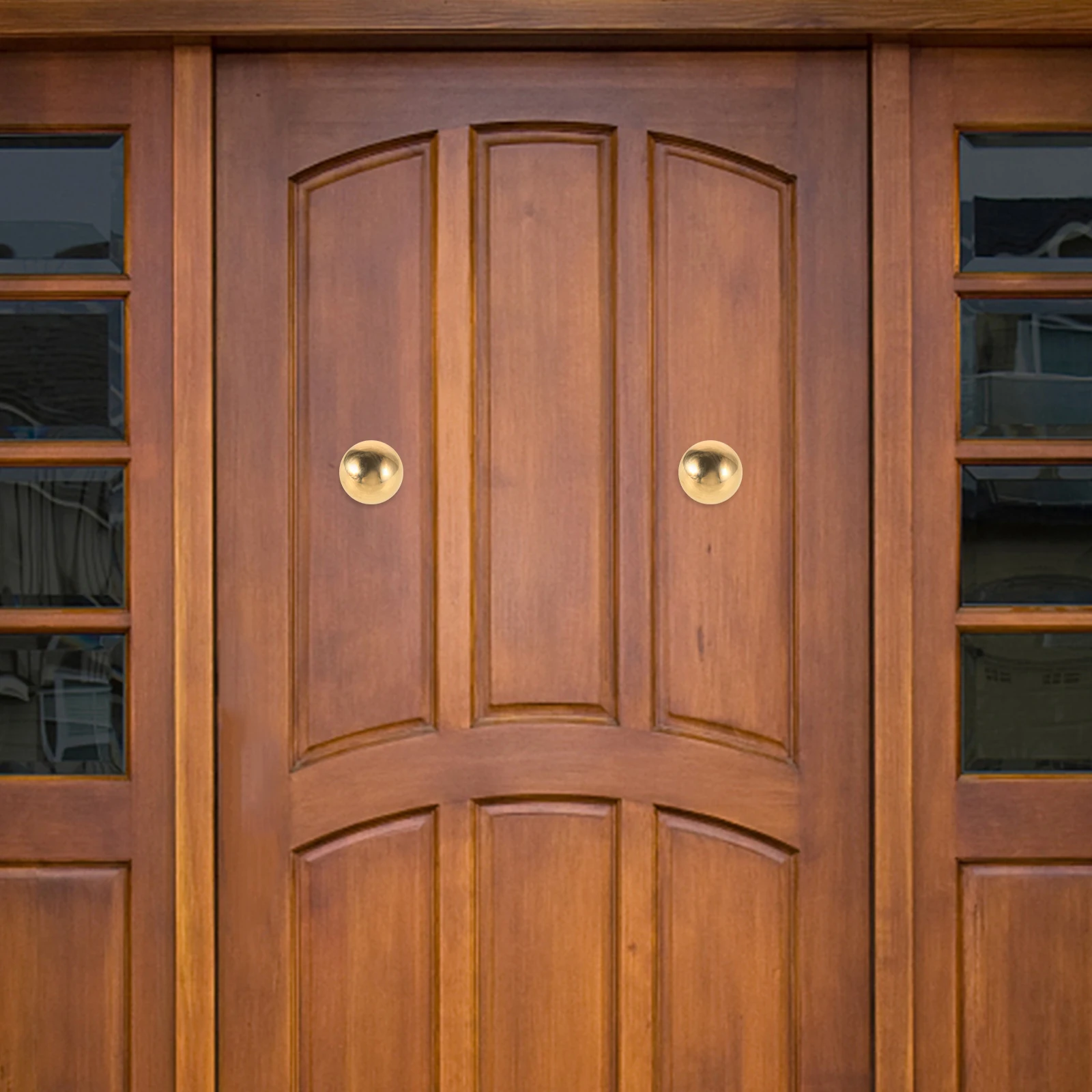 

2pcs Copper Furniture Tacks Ancient Building Door Decorative Drum Nails for Upholstery DIY Metal Round Heads Hardware