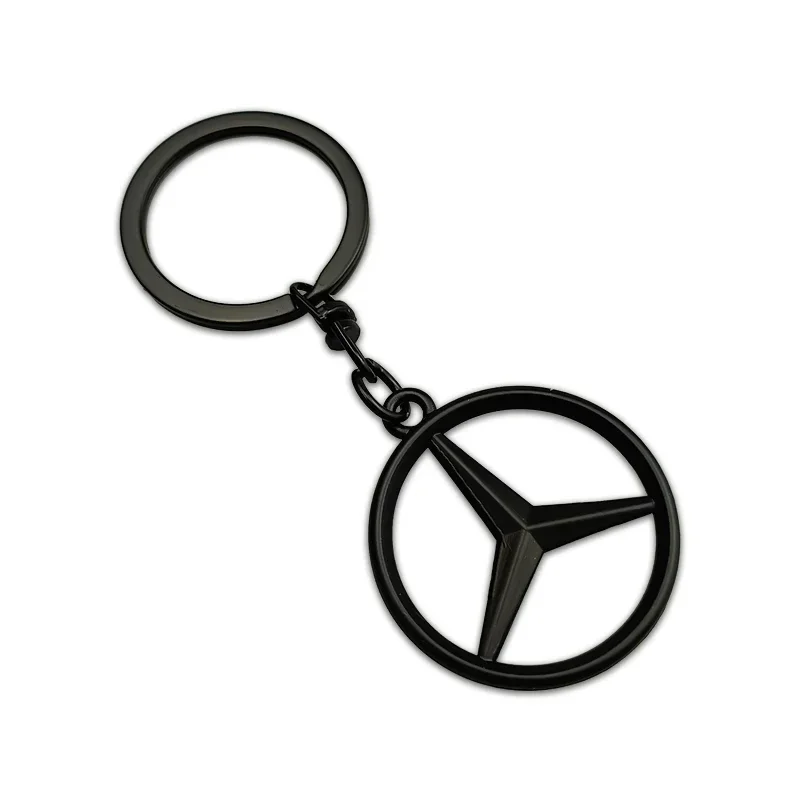 Metal Car Styling Keychain Pendant Key Ring For Mercedes Benz W166 W204 W205 W206 W210 W211 W212 W164 W140 W213 CLA GLE GLB GLC