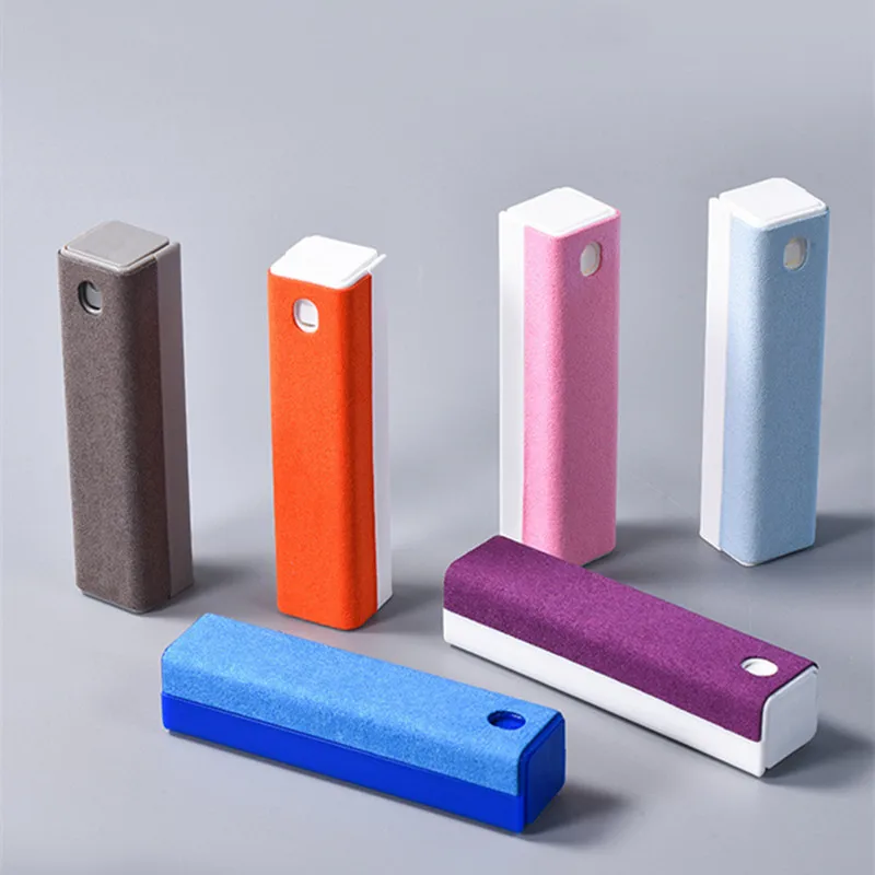 

10 шт/лот 15 мл квадратный очиститель экрана компьютера для телефона многоразовая пустая бутылка наполовину флис