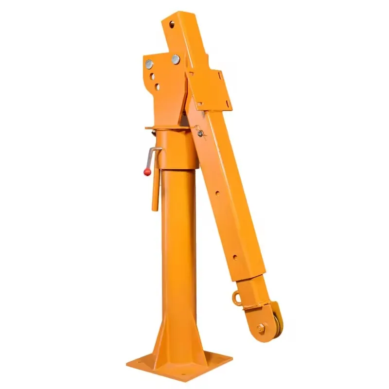 

Mini Jib Crane Free Standing Design 360 Degree Rotation 500KG Capacity For Workshop Garage