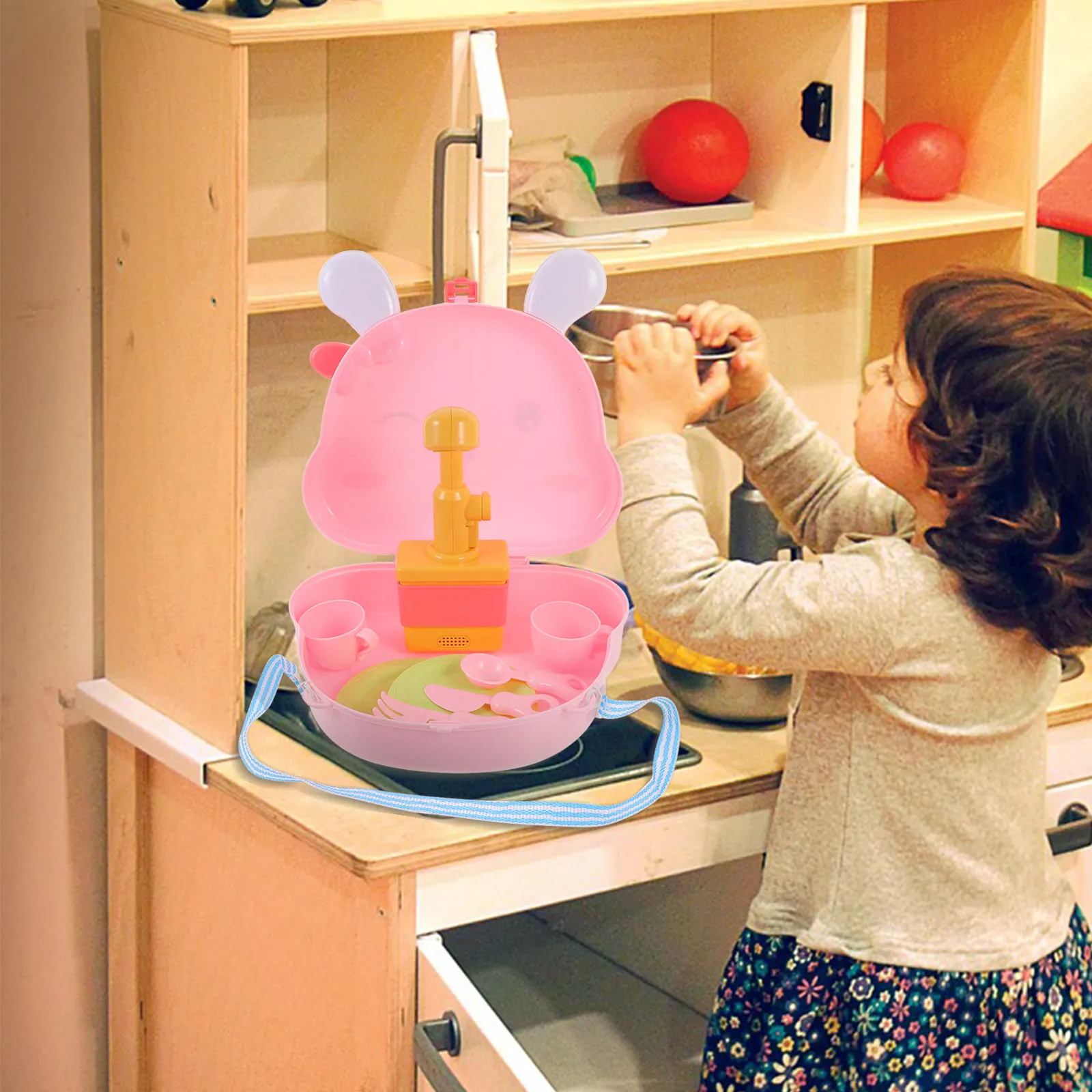 

1Set Child Dishwasher Electric Pretend Play Kitchen Sink Interactive Home Appliance Plaything Kitchen Sink Pretend Play