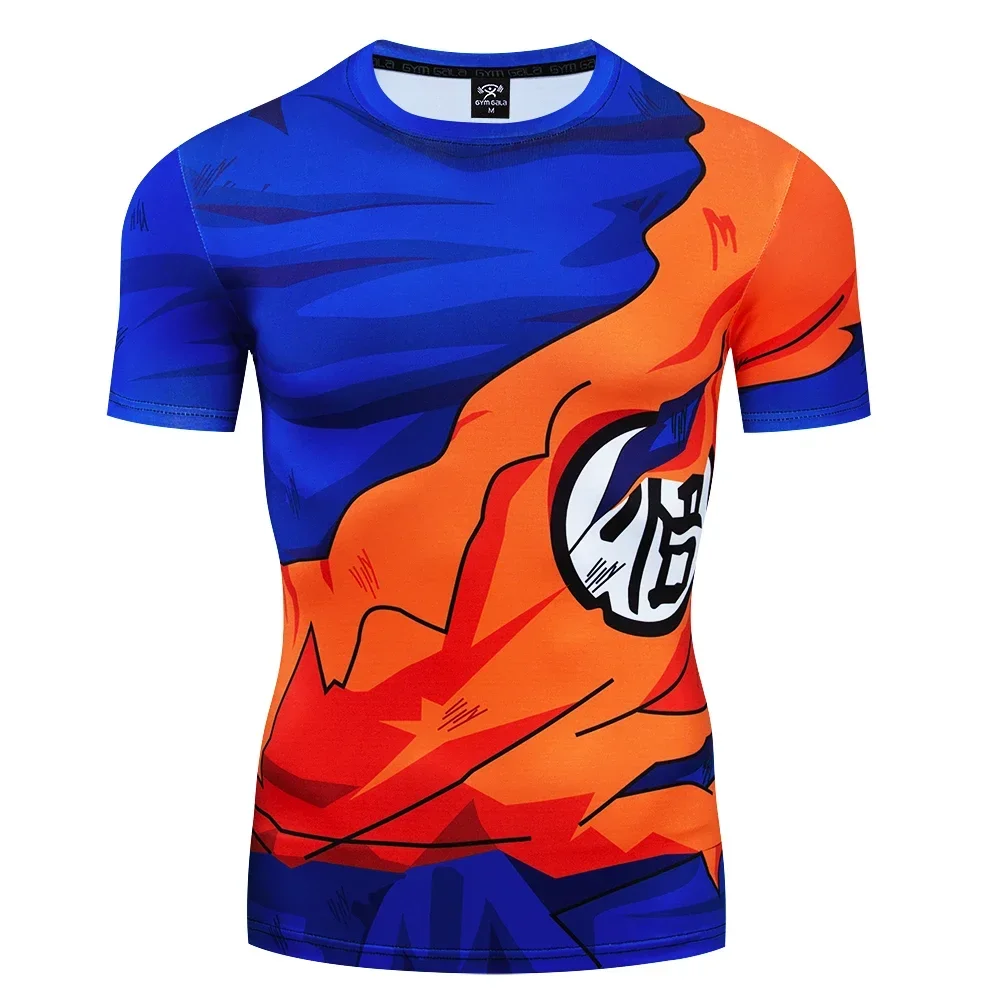 Fashion Men's T-shirt Anime 3D Print Cosplay Tops Hip Hop Trend Harajuku Tees Casual O-neck Fitness Tops Quick Dry Short Sleeve image 3