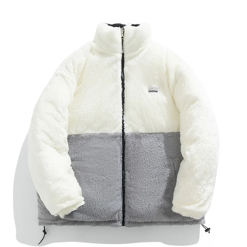 

Мужская зимняя утепленная куртка из хлопка с воротником-стойкой, повседневная, модная, из полиэфирного волокна, свободного кроя, стандартной длины