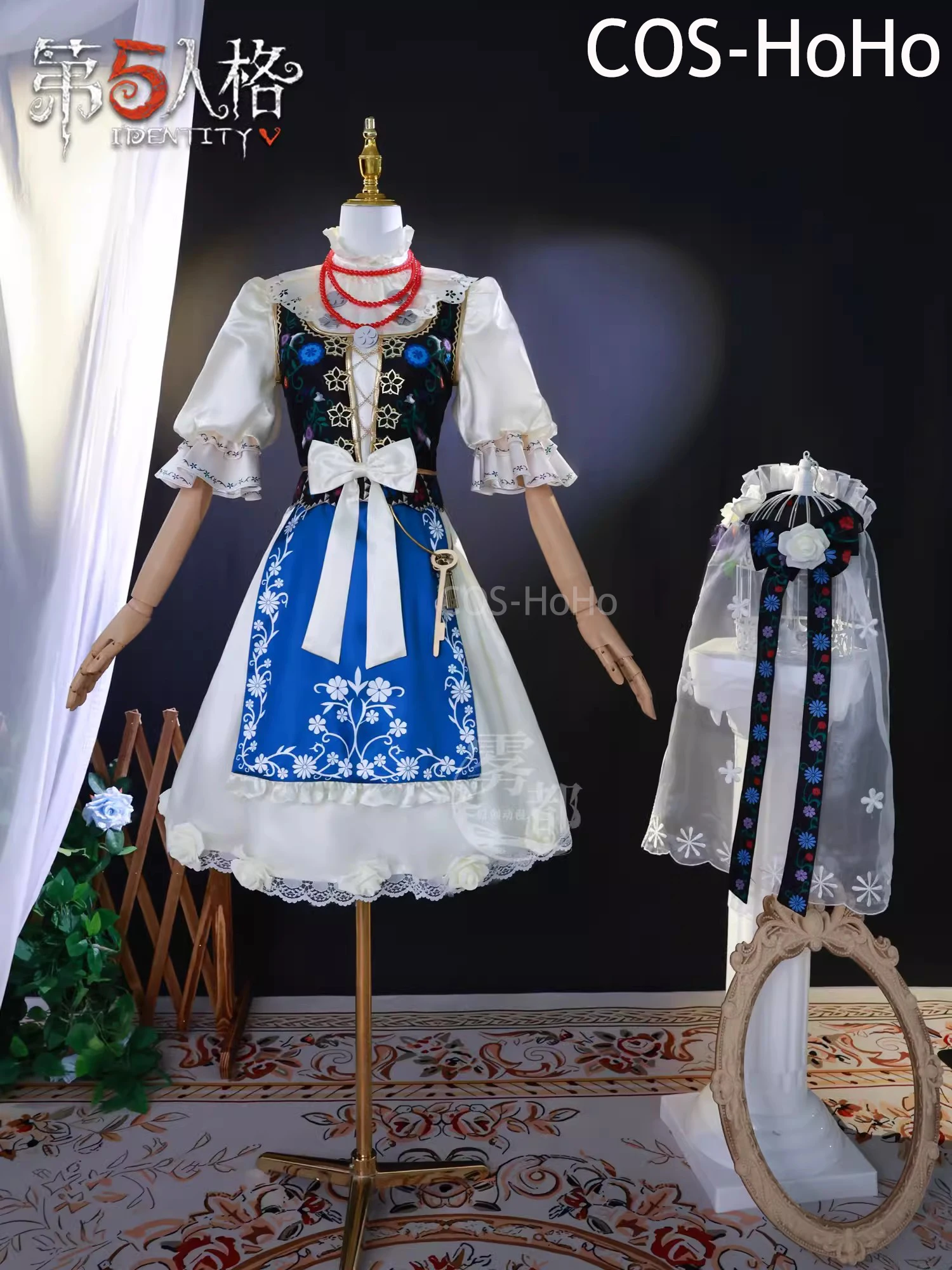

COS-HoHo Identity V Vera Nair Perfumer Game Suit Lovely Dress Uniform Cosplay Costume Halloween Party Role Play Outfit Women