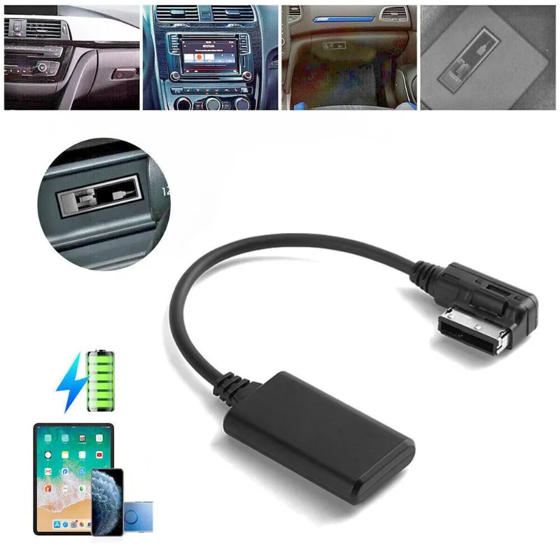 Adapter kabla audio AMI MDI MMI Bezprzewodowy interfejs muzyczny Bluetooth do Audi A3 A4 A5 Q5 Q7 A7 R7 S5 A6L A8L A4L VW AUX