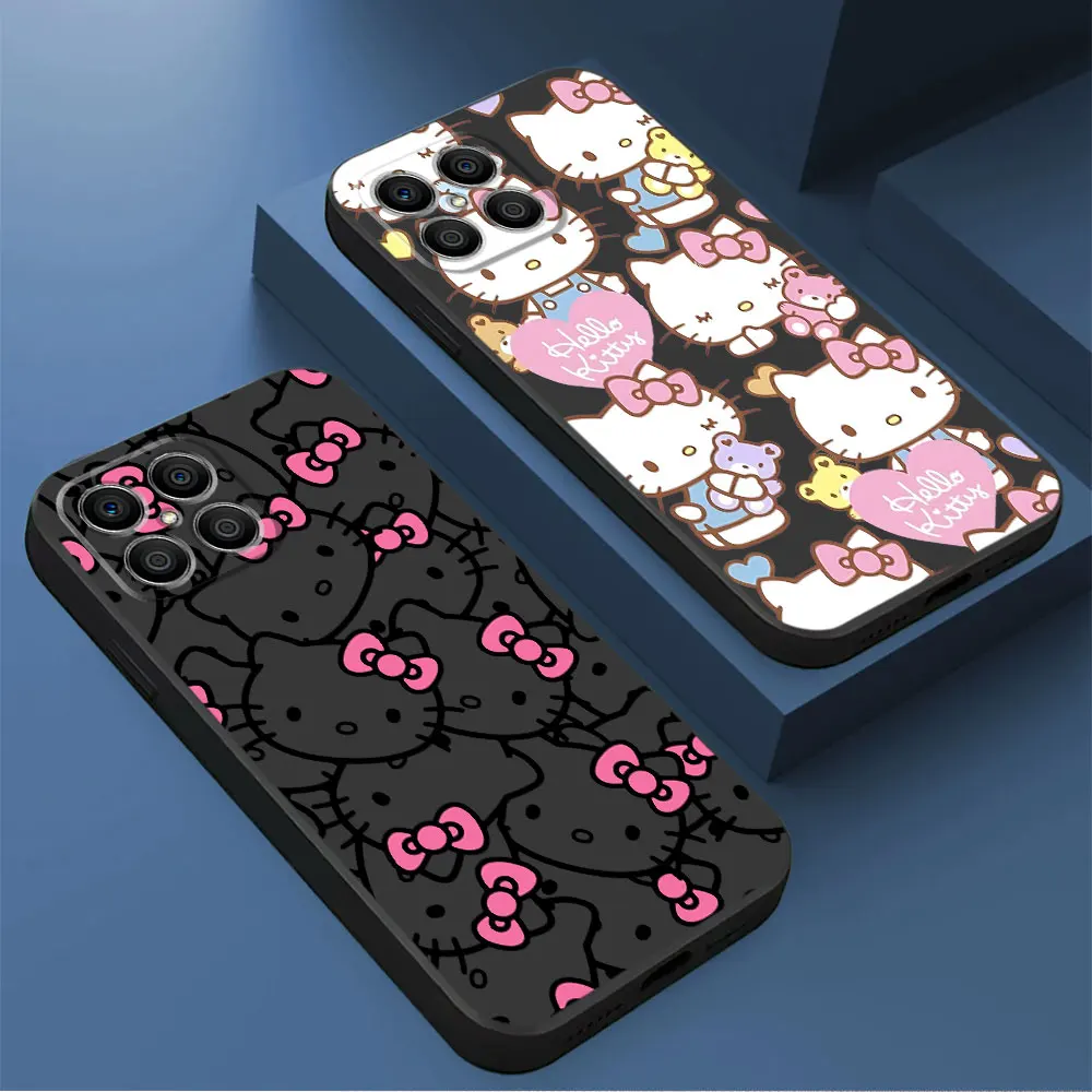 Casing tutup lembut Bumper TPU, Untuk Honor X7 90 Pro 70 X8a X6a 8X X6 Magic5 Lite X8 X9a Magic5 tas Hello kitty