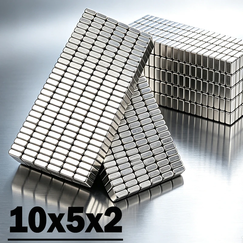 10x5x2mm Magnet 20-2000pcs 10*5*2mm Magnet Accessory N35 NdfeB Neodymium Permanent Magnetic Imanes Magnet Fridge Magnets