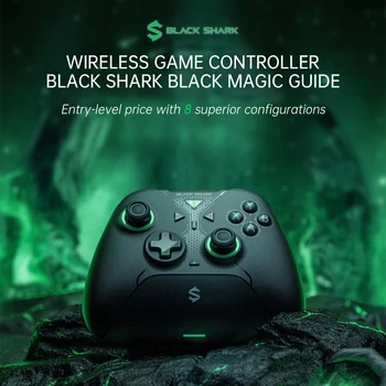 Original Black Shark Gamepad Wireless Controller Black Wizard Hall Magnetic Trigger Game Joystick Switch for PC Android IOS Xbox