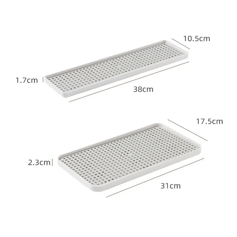 Cup Storage Tray Double Layer Dish Drainer Fruit Vegetable Water Drain Racks Kitchen Storage Washing Drying Rack Serving Plate