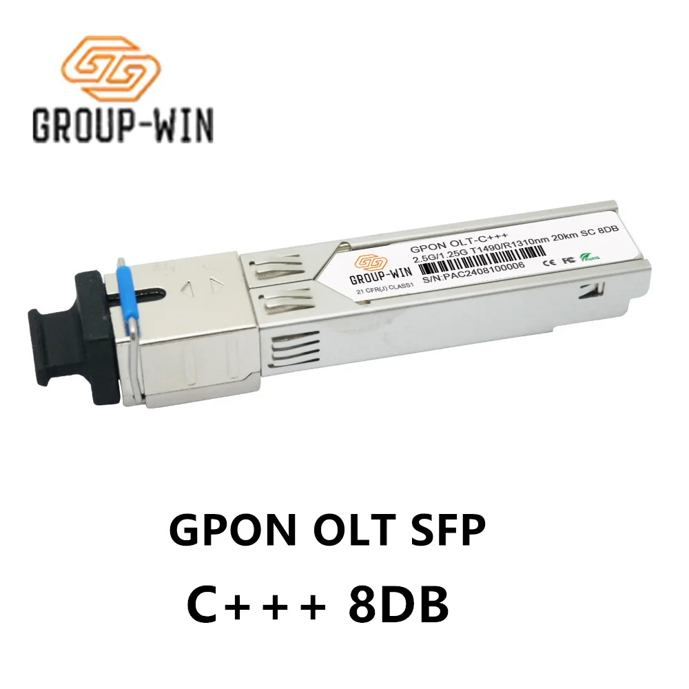 

EPON OLT SFP PX20+++ 20 км 1,25G оптоволоконный модуль PON 7/8/9 дБ порт SC, совместимый с BDCOM TPLINK Ubiquiti HIOSO VSOL Think