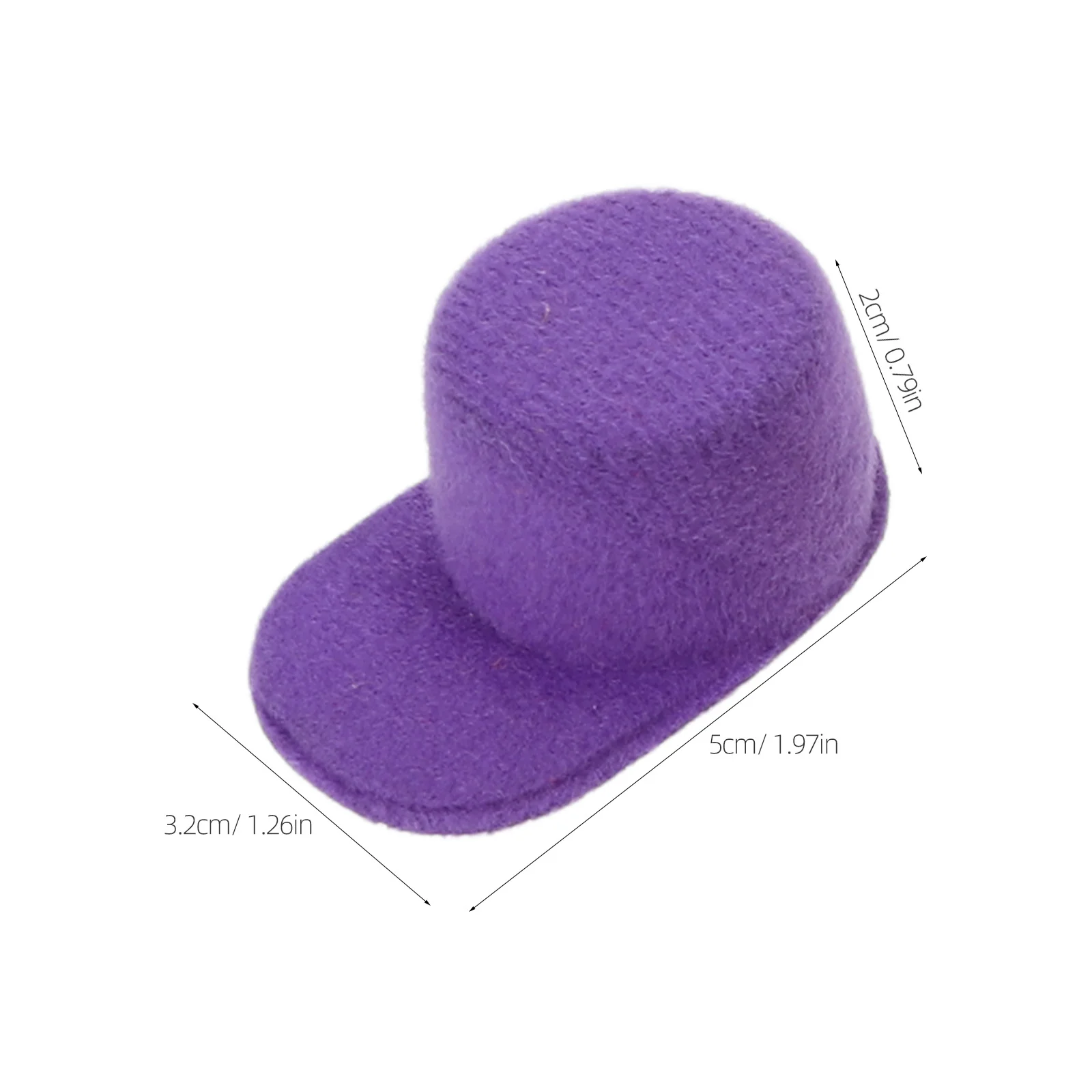 10 قطعة قبعات البيسبول الصغيرة لطيف القبعات المصغرة لملحقات زينة الحفلات قبعة صغيرة الدعائم لوازم الحرفية قبعة بيسبول قبعة #3