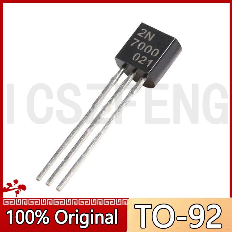 20Pcs/lot 100% New 2N7000 Small Signal MOSFET 200 mAmps, 60 Volts N-Channel Transistor TO-92