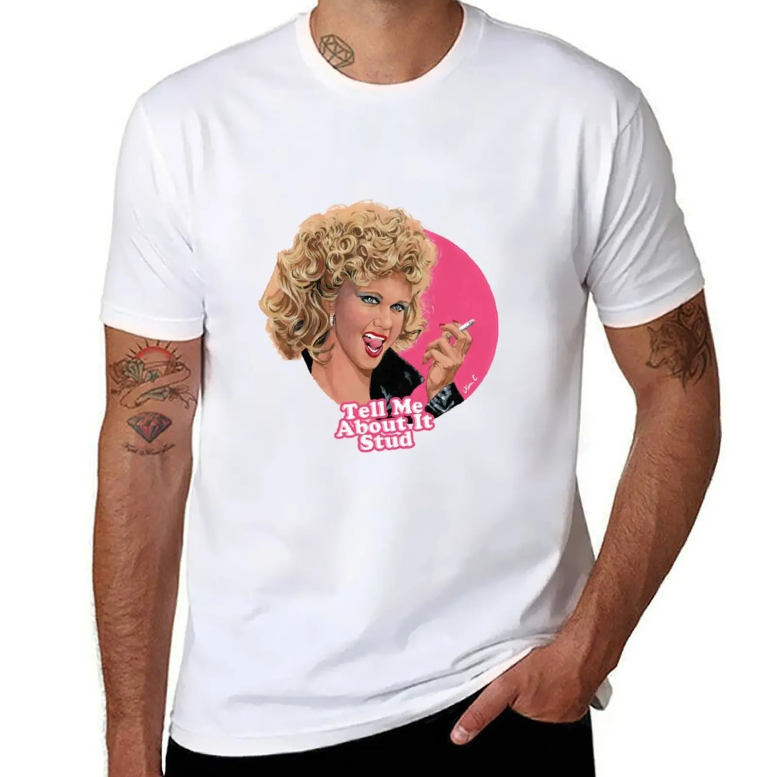 

tell me about it stud T-Shirt man t shirts for men man t shirts high quality luxury brand T-Shirt