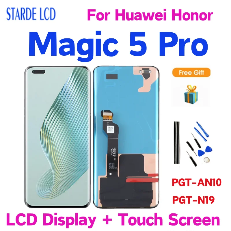 

6.81'' For Huawei Honor Magic 5 Pro LCD Display Touch Screen Digitizer Assembly For Magic 5 Pro PGT-AN10 PGT-N19 Replacement