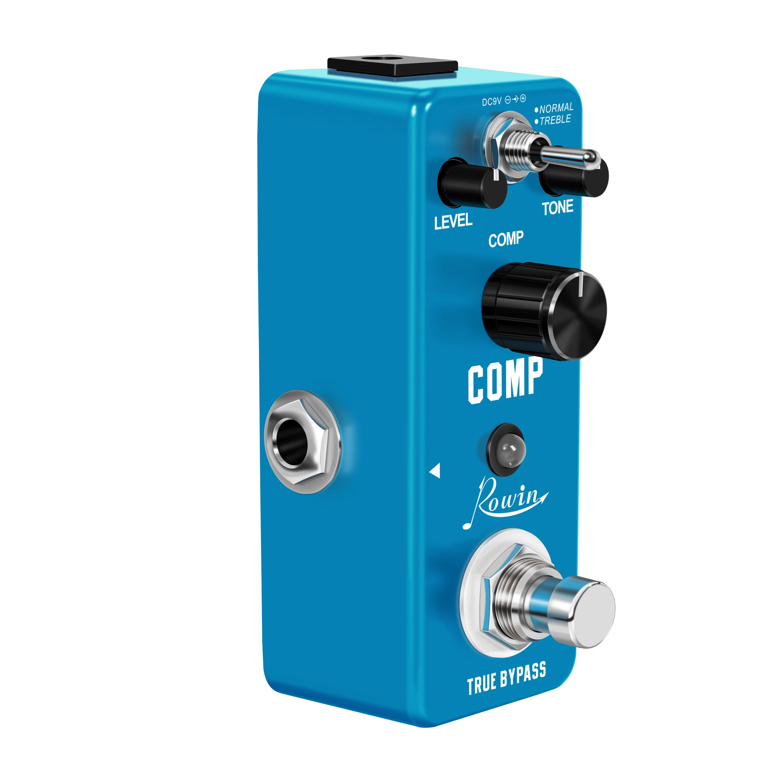 Rowin Guitar Compressor Pedal Analog Comp Effect Pedals For Electric Guitar Classic Studio Grade Compressors  True Bypass