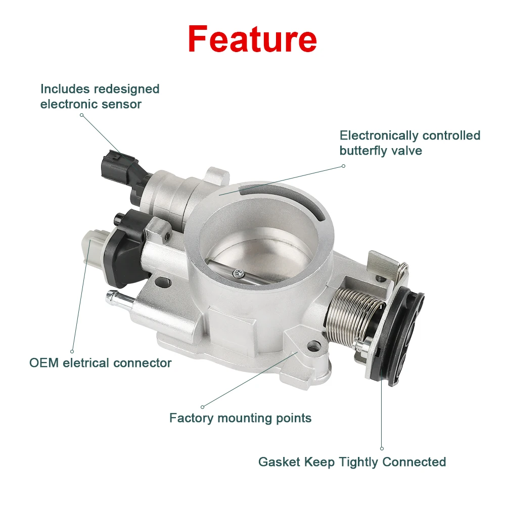 Corpo farfallato elettronico per Chrysler Aspen Dodge Dakota Ram 1500 Durango Jeep Grand Cherokee Commander Mitsubishi 5114397AA
