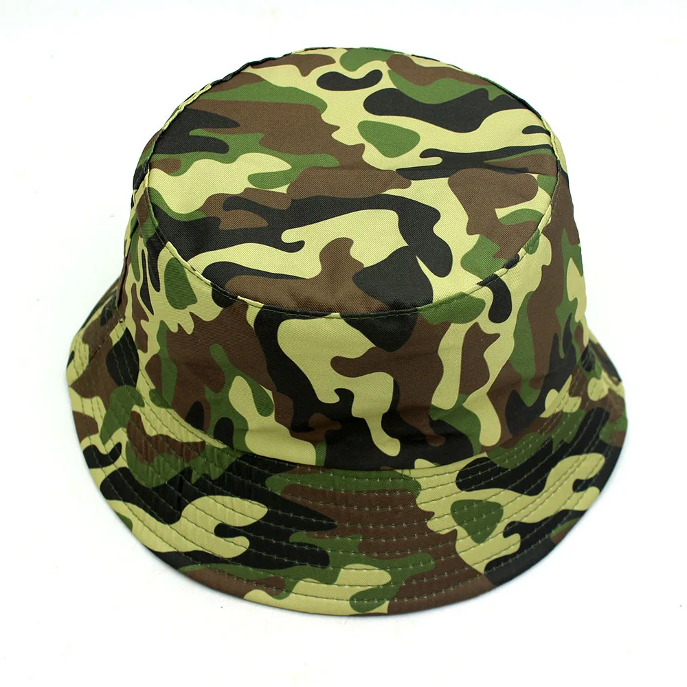 Hot Selling Outdoor Camouflage Fisherman Hat Versatile For Men And Women Sun Shading Basin Hat Mountain Climbing Hat