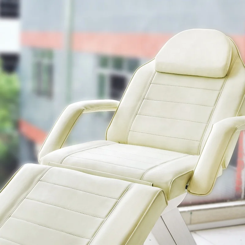 Beauty Treatment Bed Micro Fiber Leather Electric 3 Motors Facial Salon Couch Chair Bed