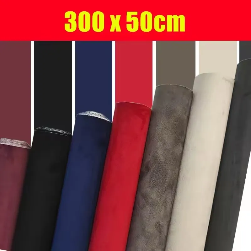 

Self-Adhesive Suede Fabric Microfiber Luxurious Plush Car Interior Wrap Velvet Fabric for Jewelry Display Case Decor DIY Crafts