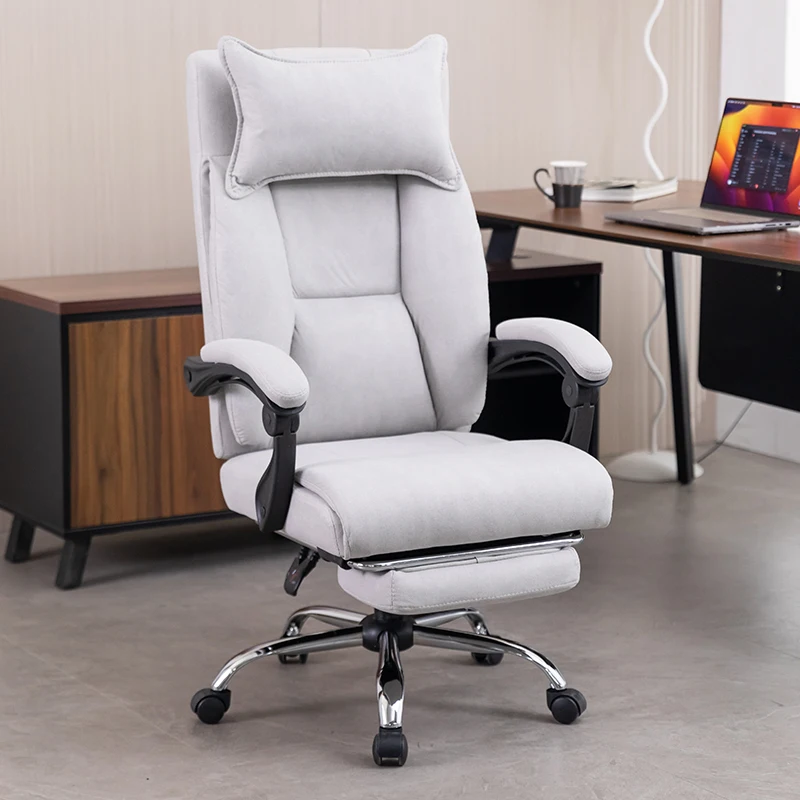 Chaise de bureau de jeu blanche, mobilier de bureau de luxe, assistance de jambe, chaises de jeu bon marché, commode de jeu, jeu spécial Sedie Gamer, TDAH rose