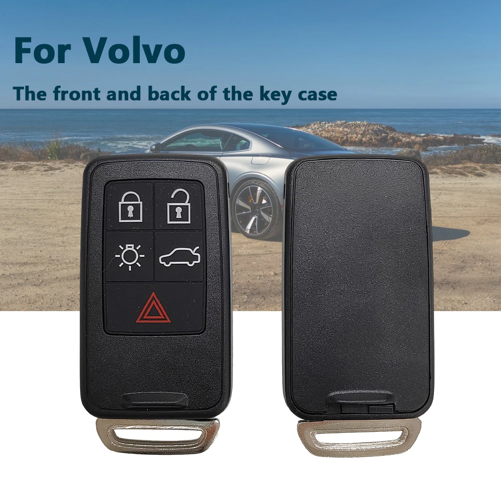 Smart Car Key Replacement for for Volvo S60 V60 V70 S80 XC70 XC60 2008-2017 5/6 Buttons Remote Keyless Case