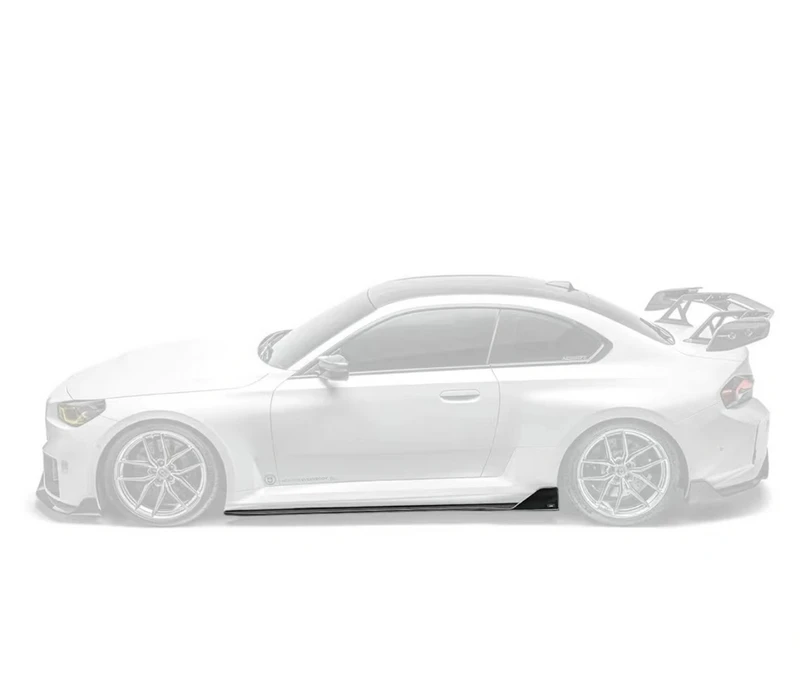 AD Style Side Skirt Body Kit Fit M2 G87 Car Side Lower Body Extension Panel