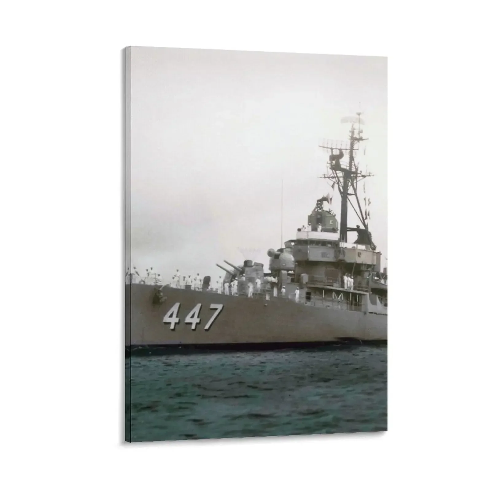 

USS JENKINS (DDE-447) SHIP'S STORE Canvas Painting decor posters Wall posters