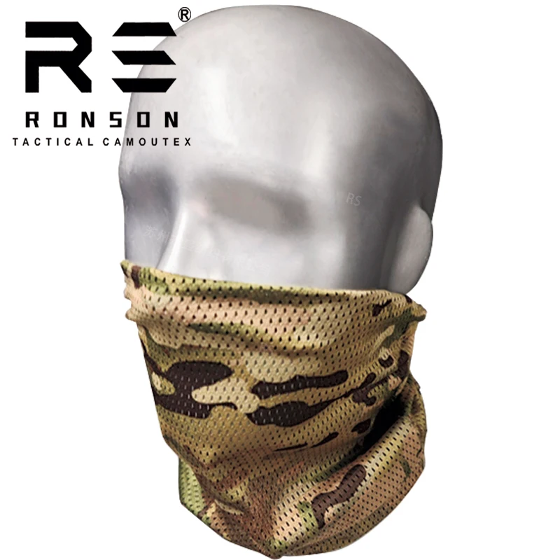 

Ronson камуфляжная маска от солнца анфас шелковый шарф пустынный ветрозащитный головной убор нагрудник мужской тонкий шарф для лица летняя езда