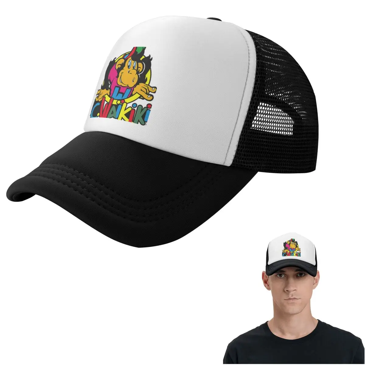Monkey Lc Waikiki Singe Cap Fashion Mesh Baseball Caps Adjustable Hat Hip Hop Summer Unisex Baseball Hats
