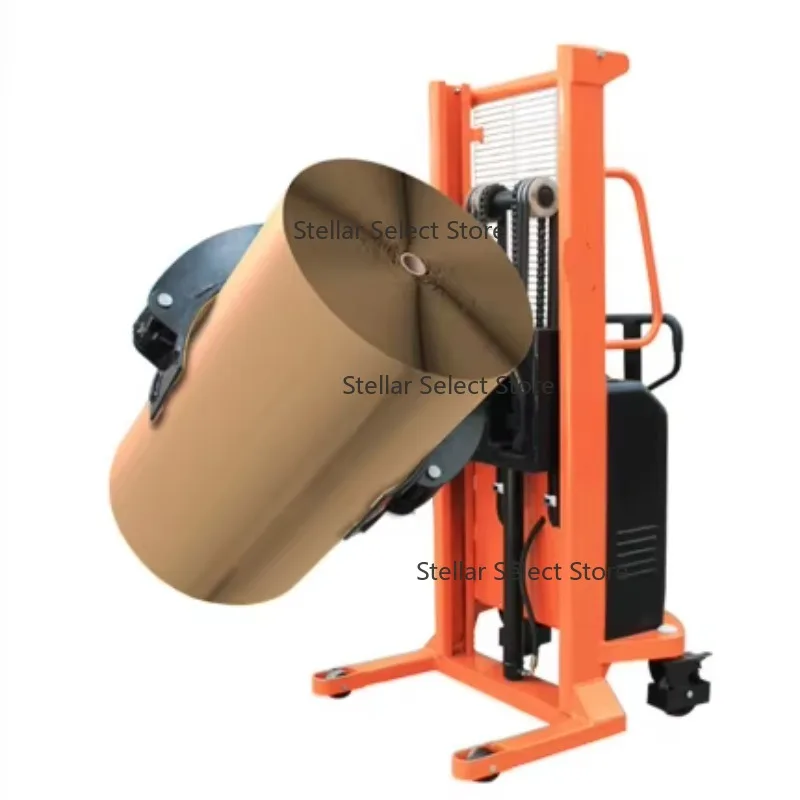 350kg 90 Degree Paper Roll Gripper Clamp Electric Roll Rotator