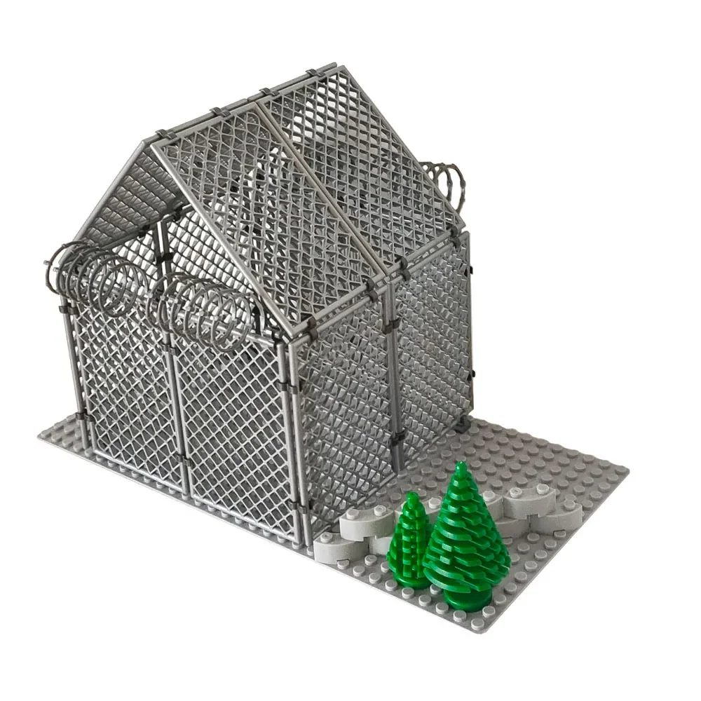 MOC Building Blocks WW2 Military Prison Toy Assembly Construction Model Compatible Major Brand Self-Locking Bricks Figure Gifts