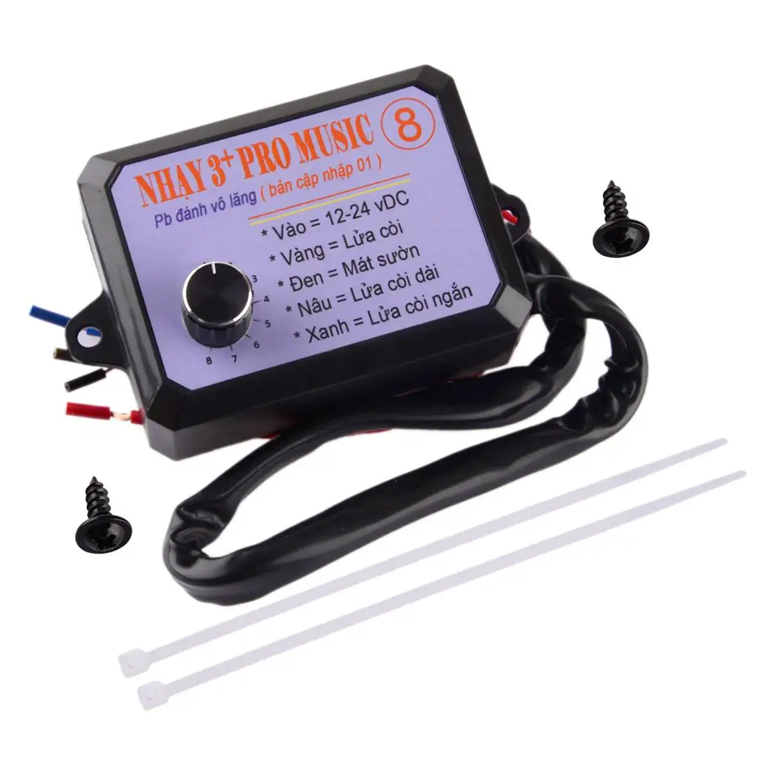 Nhay 3+Pro Music Rapid Horn Relay Controller 12-24V 8Tones Fit for Motorcycle Car Marine Boat Accessories