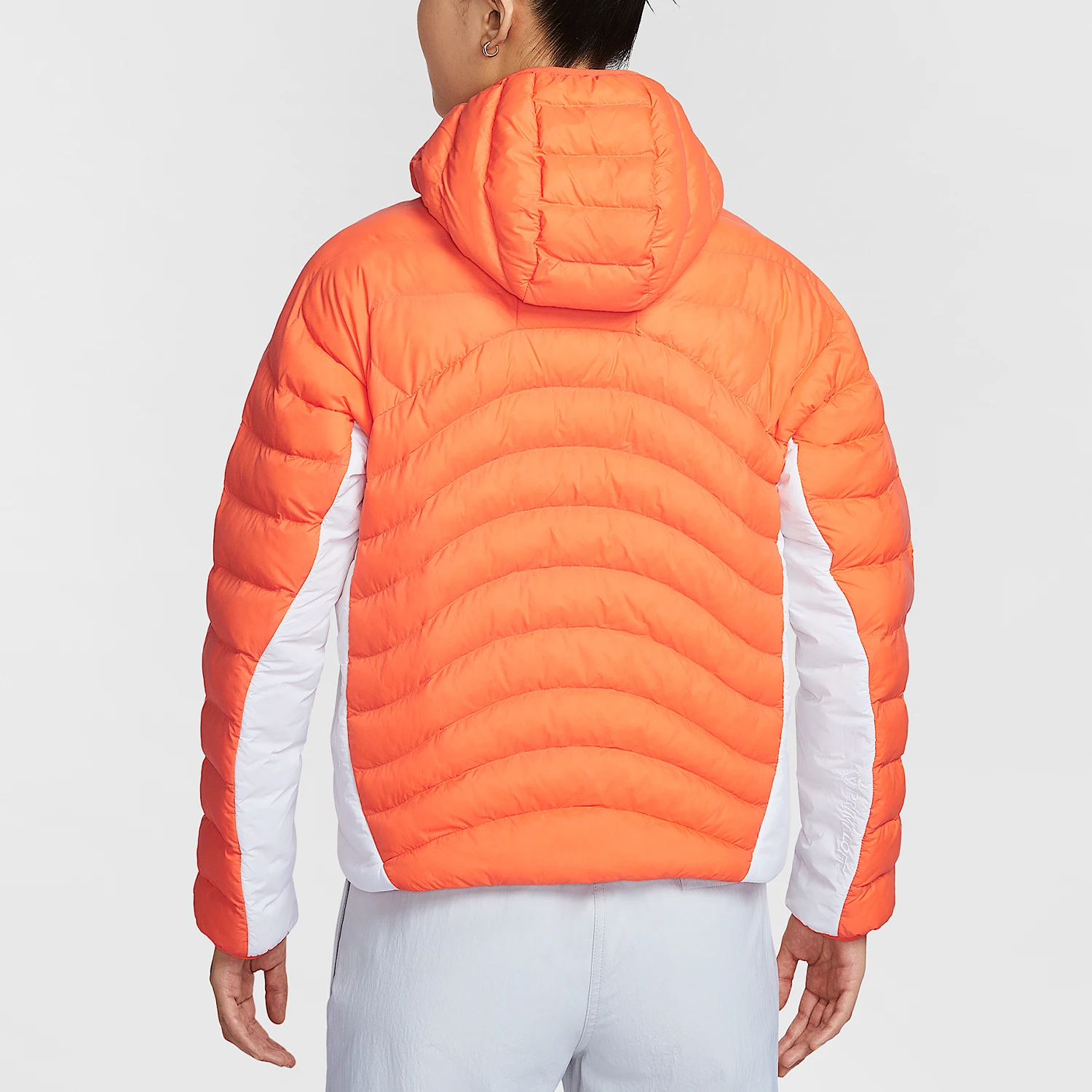 Nike genuine Therma FIT women's spliced long sleeved hooded cotton jacket HM9964-819