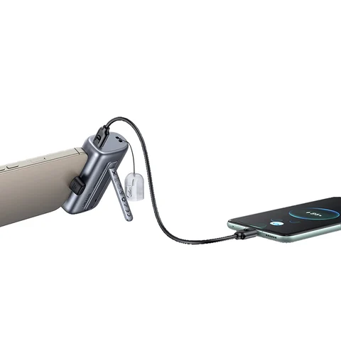 Внешний аккумулятор USAMS Power Bank 10000 мАч с быстрой зарядкой USB-C, мощный портативный повербанк для ноутбуков, Xiaomi 13, iPhone 14
