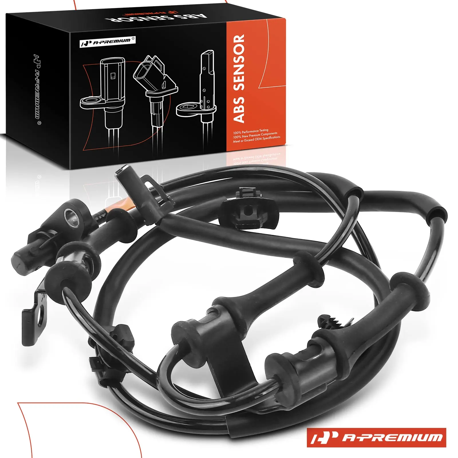 A-Premium Front Passenger Side ABS Wheel Speed Sensor for Hyundai Elantra 2010-2011