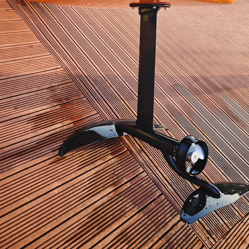 Electric hydrofoil surfboard, carbon fiber skateboard, front and rear wings outdoor electric surfboard