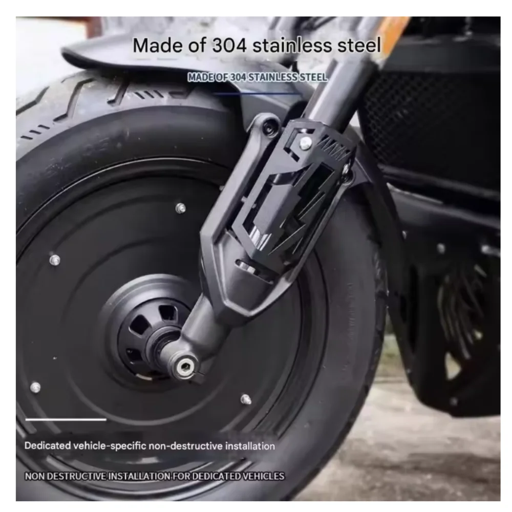 For VOGE CU625 CU525 CU250, modify the front shock absorber with a blacked-out protective cover and shock absorber accessories.