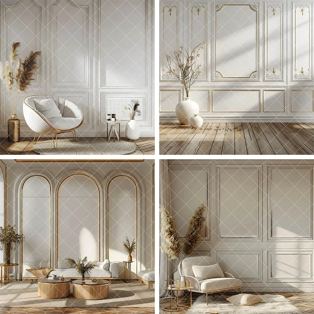 Mehofond Luxury European Wall Room Backdrop Photography Maternity Indoor Wedding Bridal Shower Decor Photo Background Photocall