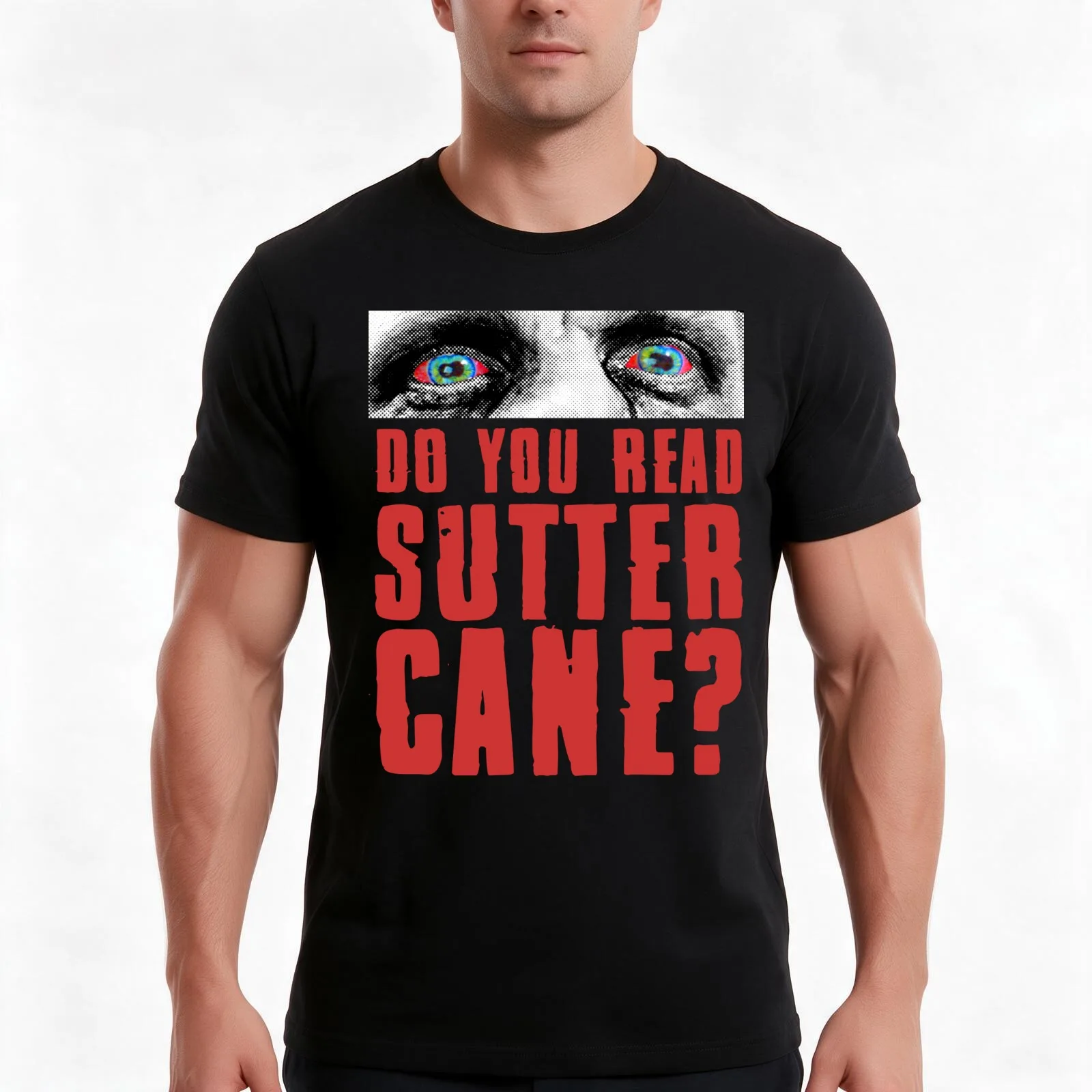Do You Read Sutter Cane? T-Shirt, Summer Casual Cotton Tee, Oversized Streetwear Tops, Vintage Graphic Print, Unisex Men Women
