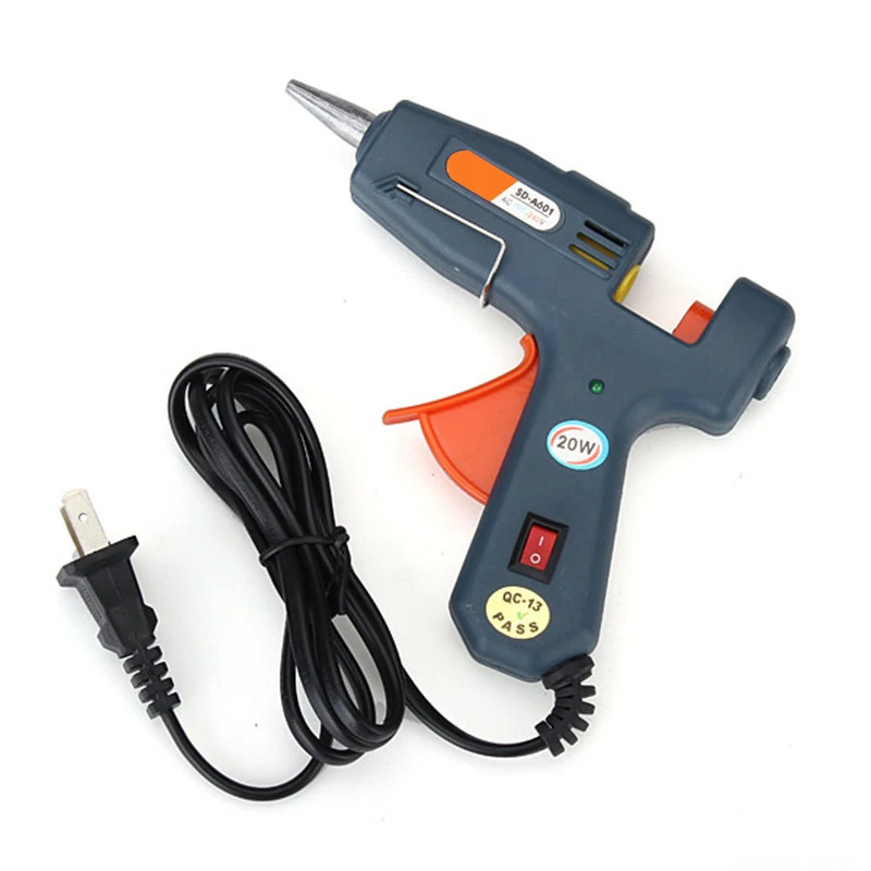 20W US Hot Melt Glue Gun Industrial Guns Household Heat Temperature Thermo Electric Repair DIY Heat Tool