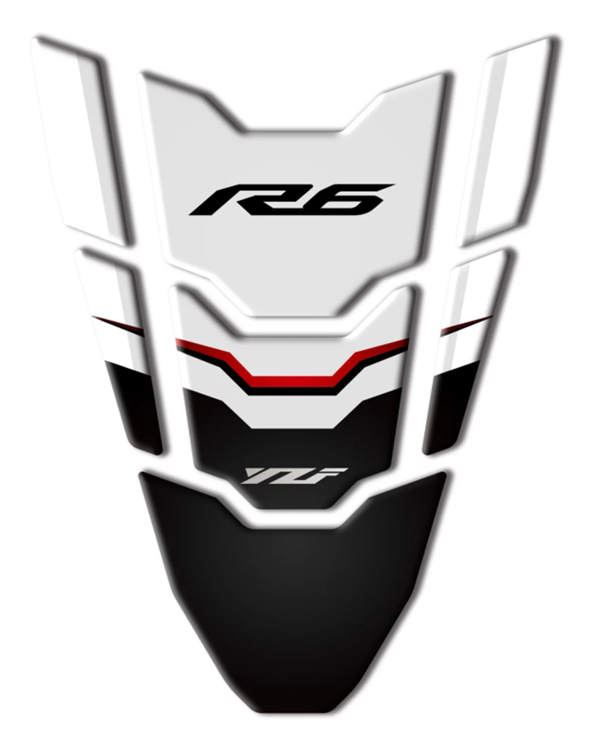 FOR YAMAHA YZF R6 R 6 Motorcycle Fuel Tank Protector 3D Gel Sticker Decal -1