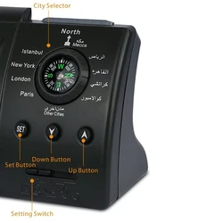 Automatic Digital Clock Islamic Azan Muslim Prayer Alarm Azan Clock For Desktop Table Clock Home Decorations