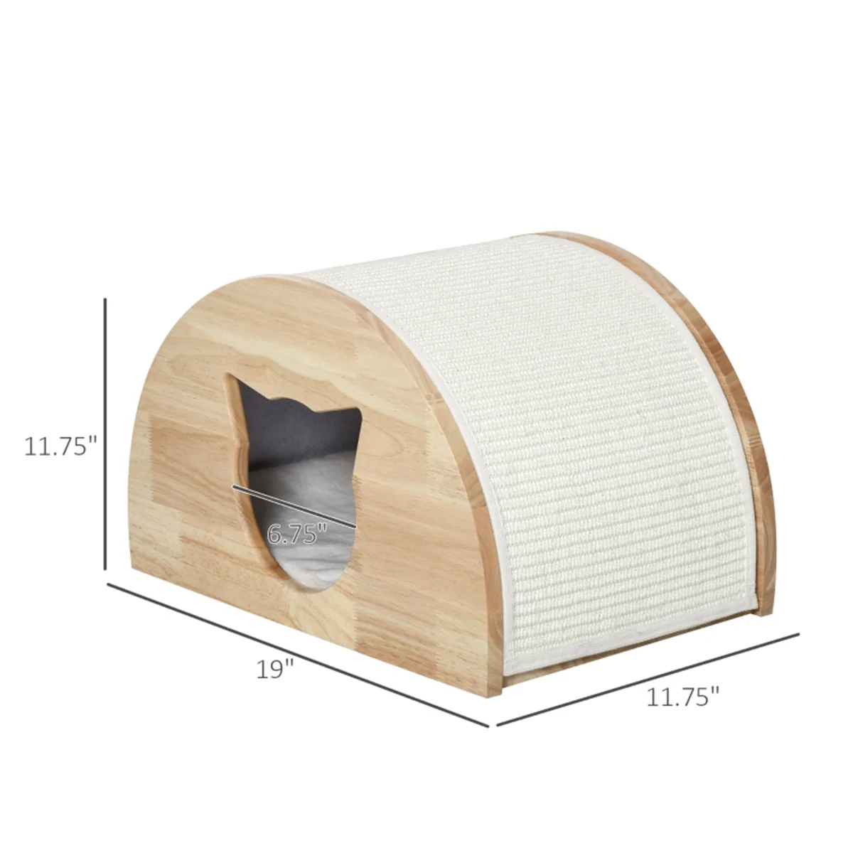 Cat Beds For Indoor Cat Wooden Comfortable Cat House Cozy Cat Bed Cave Multi Small Pet Large Kitty, Sturdy Structure Cat House